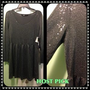 KENSIE SEQUIN PARTY MINI DRESS